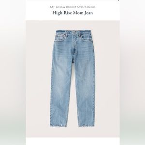 LIKE NEW!! Abercrombie and Fitch The Mom High Rise